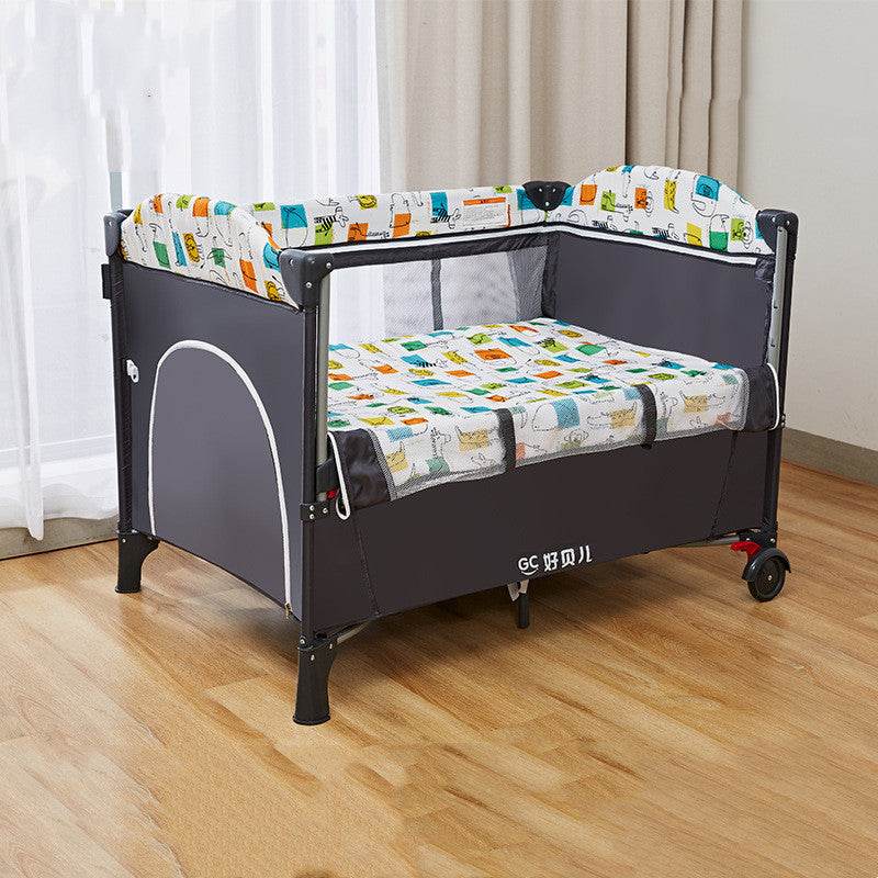 Movable Splicing King Bed Foldable And Portable - Mubimart