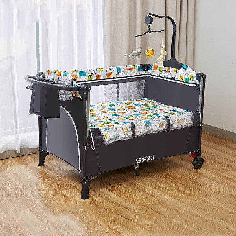 Movable Splicing King Bed Foldable And Portable - Mubimart