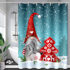 Movable Waterproof Shower Curtain Polyester Shower Curtain And Mildew Resistant - Mubimart -  