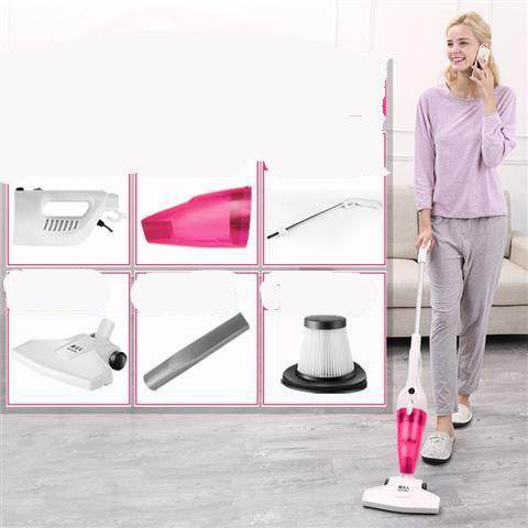 Mrs. Han vacuum cleaner household portable pink push rod vacuum cleaner lf-07a small household vacuum cleaner - Mubimart