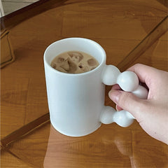 Mug Ceramic Mug With Lid Can Heat Coffee - Mubimart -  