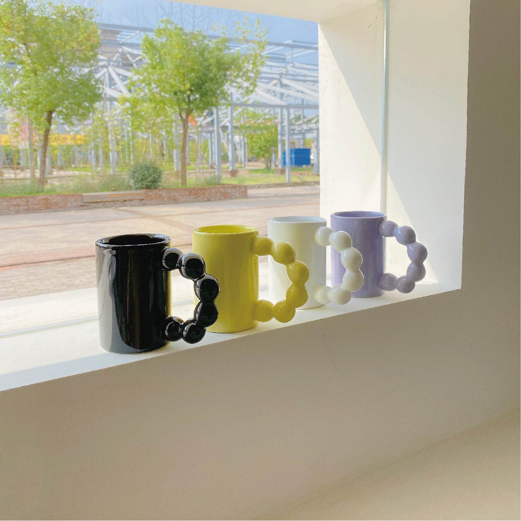 Mug Ceramic Mug With Lid Can Heat Coffee - Mubimart
