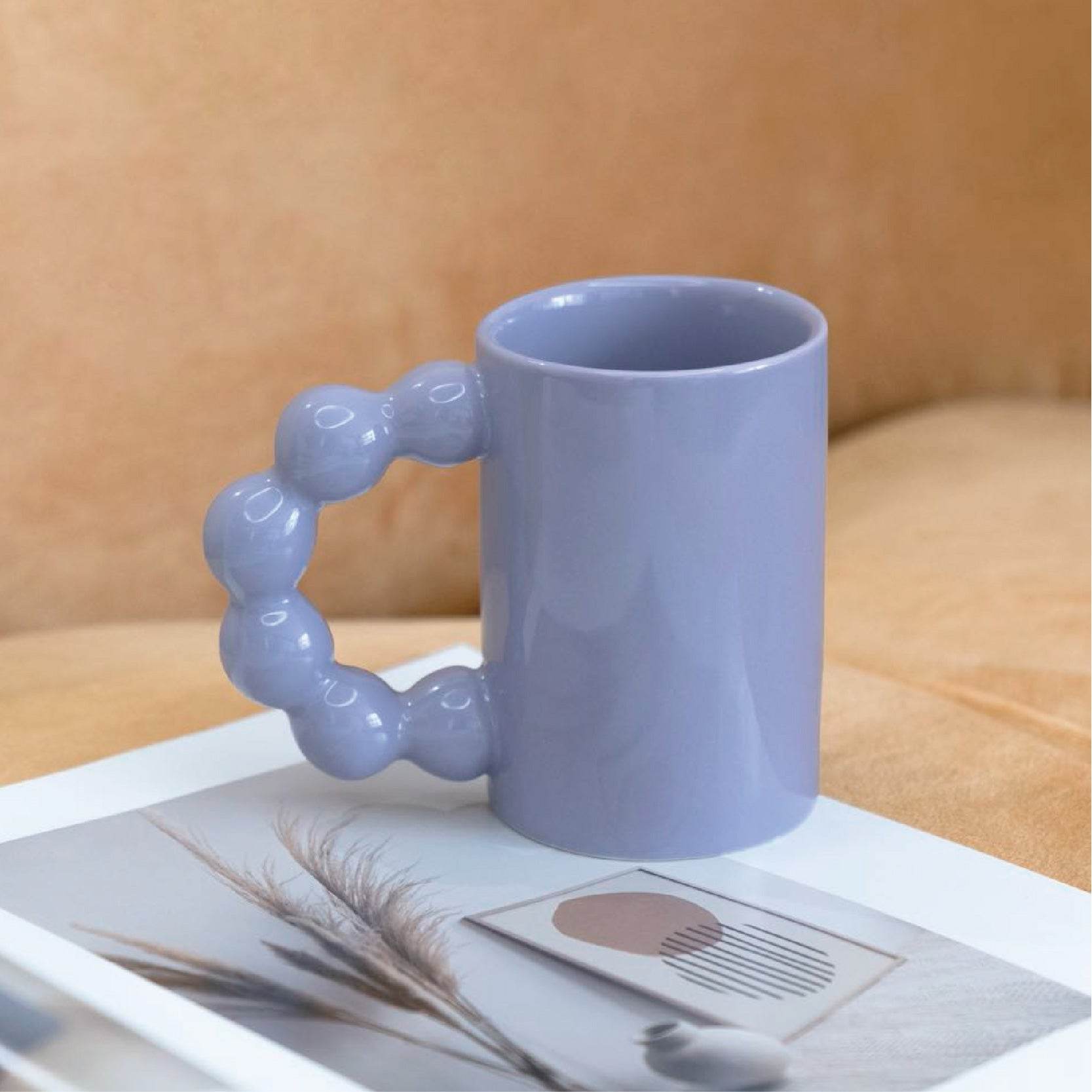 Mug Ceramic Mug With Lid Can Heat Coffee - Mubimart