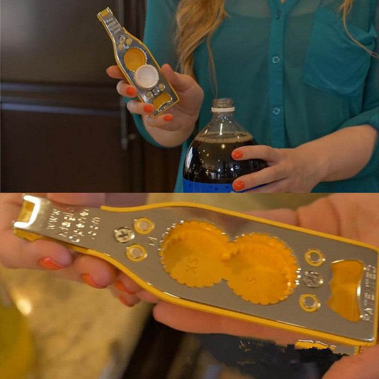 Multi Function Can Opener Can Opener Beer Bottle Opener Magic Can Opener - Mubimart