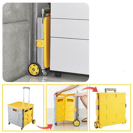 Multi Function Shopping Cart Folding Vegetable Cart - Mubimart