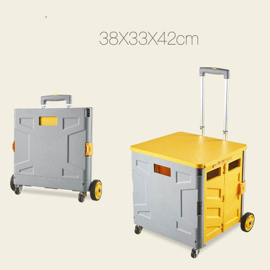 Multi Function Shopping Cart Folding Vegetable Cart - Mubimart