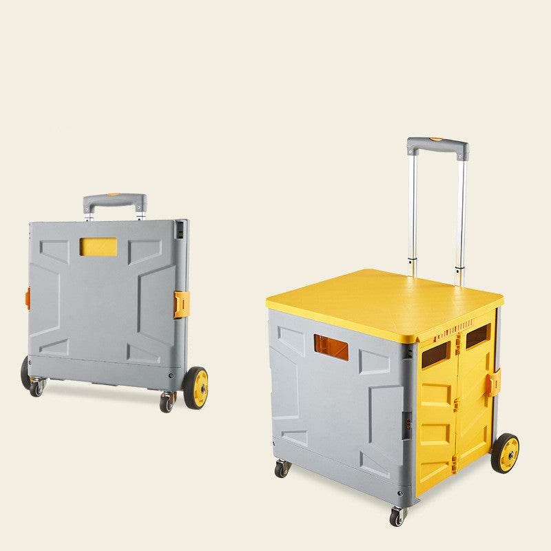 Multi Function Shopping Cart Folding Vegetable Cart - Mubimart