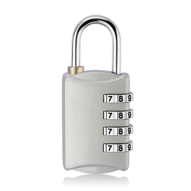 Multi-color Metal Luggage Zipper Wardrobe Door Password Lock - Mubimart