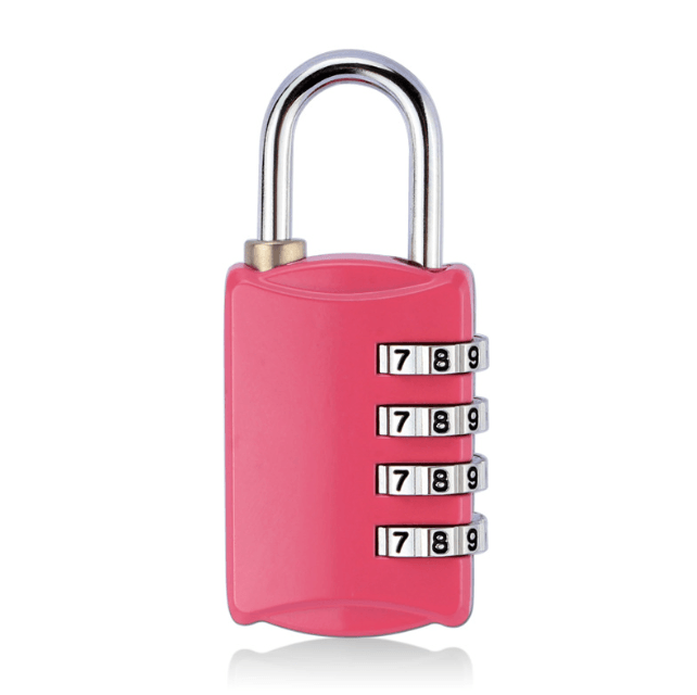 Multi-color Metal Luggage Zipper Wardrobe Door Password Lock - Mubimart