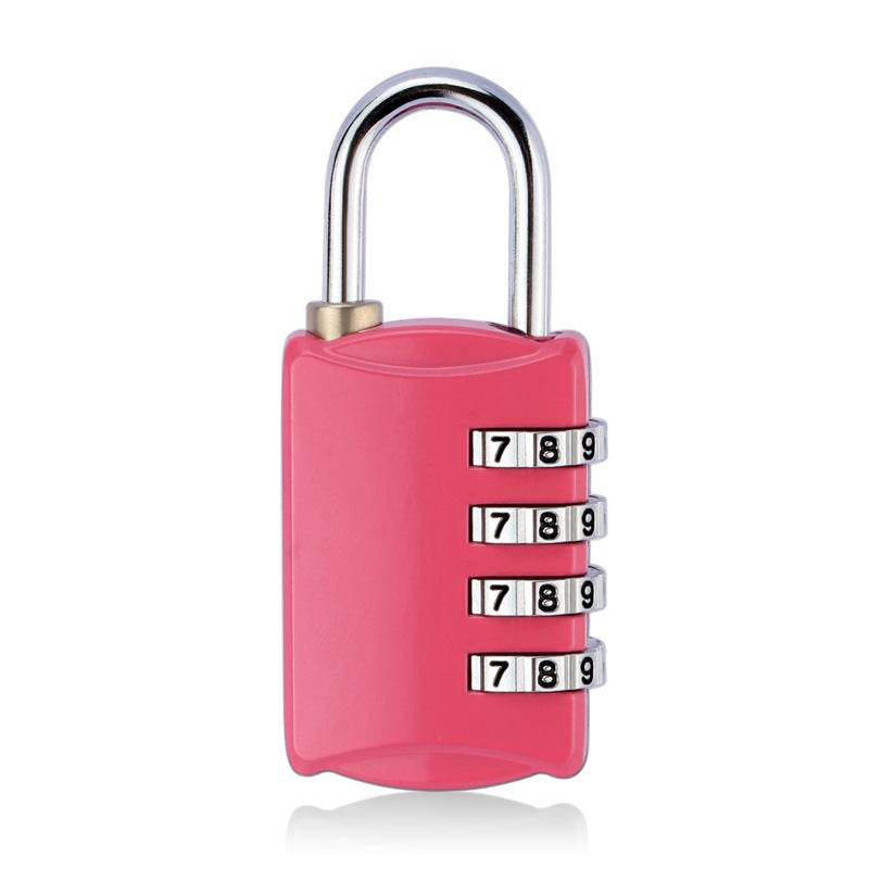 Multi-color Metal Luggage Zipper Wardrobe Door Password Lock - Mubimart