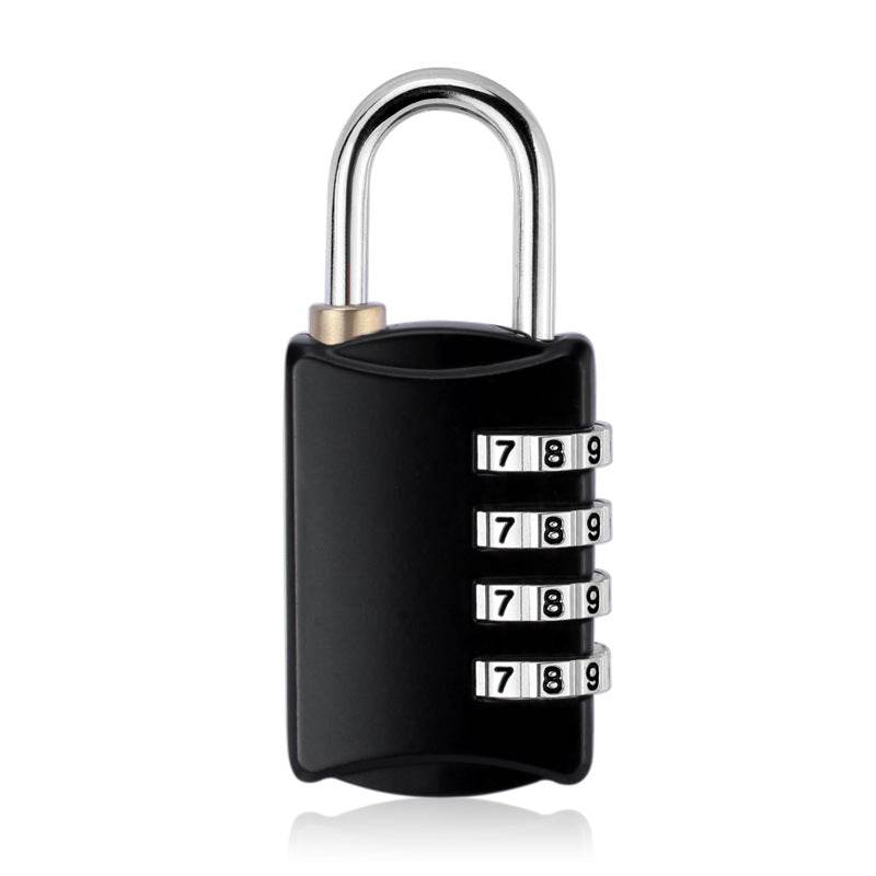 Multi-color Metal Luggage Zipper Wardrobe Door Password Lock - Mubimart
