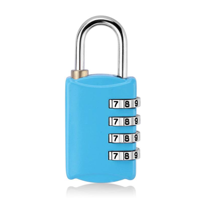 Multi-color Metal Luggage Zipper Wardrobe Door Password Lock - Mubimart