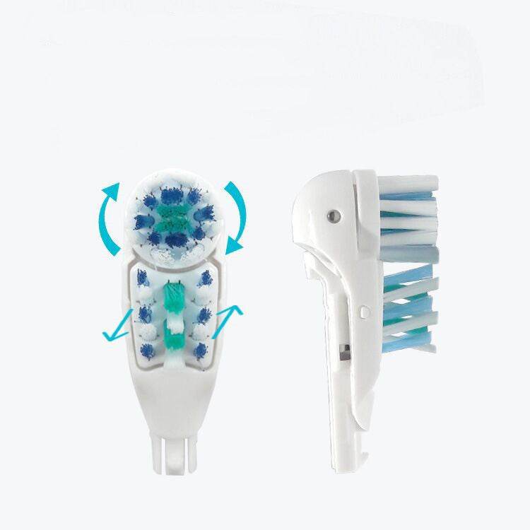 Multi-direction Electric Replacement Toothbrush Head - Mubimart