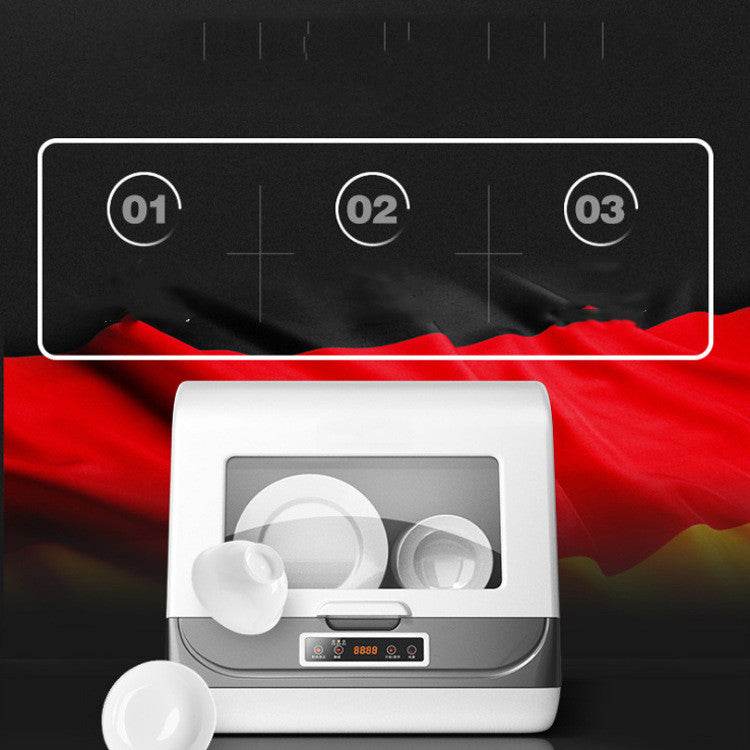 Multi-function Desktop Dishwasher Household Intelligent Installation-free - Mubimart