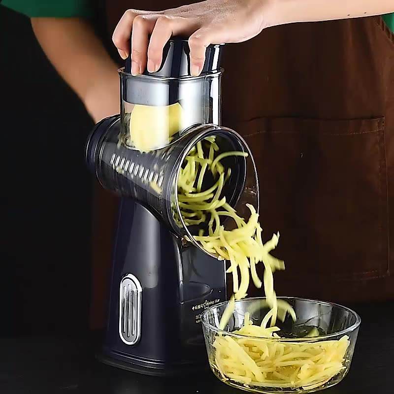 Multi-function Vegetable Chopper Hand Roller Grater Slicer Potato Grater Shredded Vegetable Cutter - Mubimart
