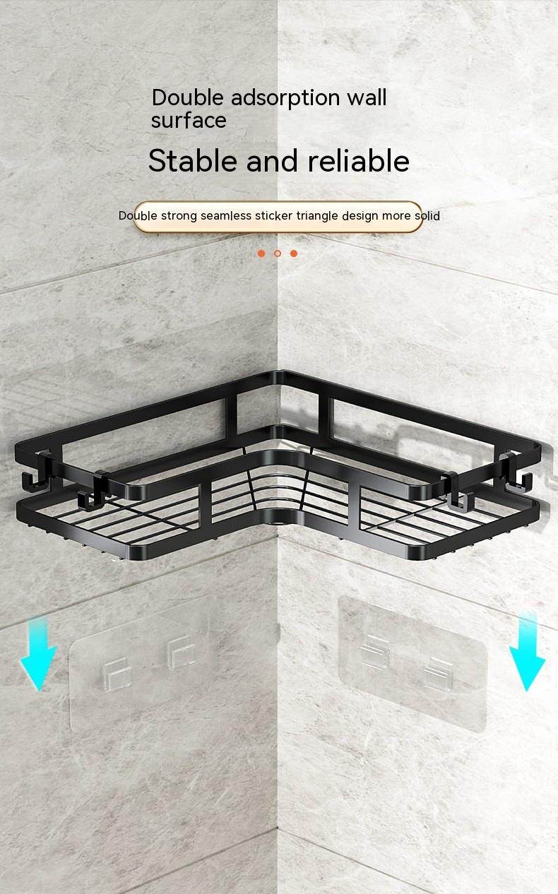 Multi-functional Iron Bathroom Shelf - Mubimart