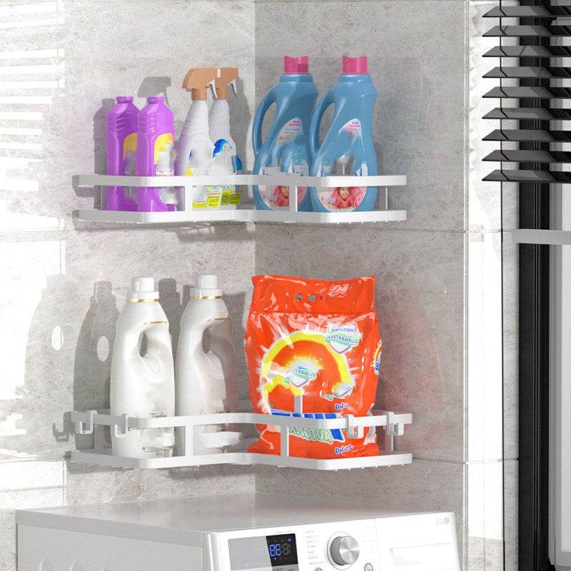 Multi-functional Iron Bathroom Shelf - Mubimart
