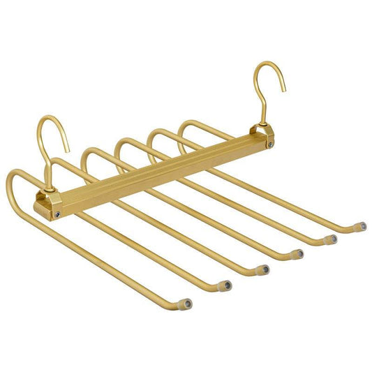 Multi-layer Hanger Aluminum Alloy Trouser Press Household Magic Pants Rack - Mubimart