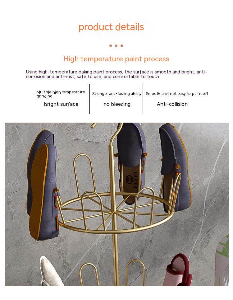 Multi-layer Shoe Rack Iron Simple Slipper Rack - Mubimart