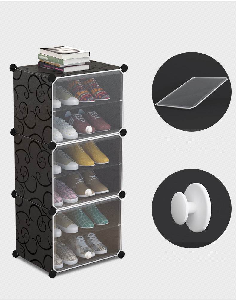 Multi-layer combination storage shoe rack - Mubimart