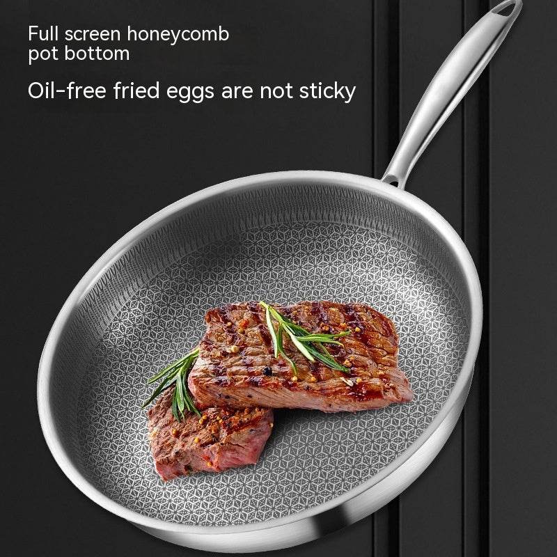 Multi-purpose Honeycomb Stainless Steel Deepening Pan - Mubimart