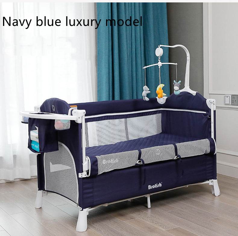 Multifunctional Baby Cot Splicing Large Bed Movable - Mubimart