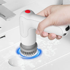 Multifunctional Electric Cleaning Brush Household - Mubimart - Electric brush 