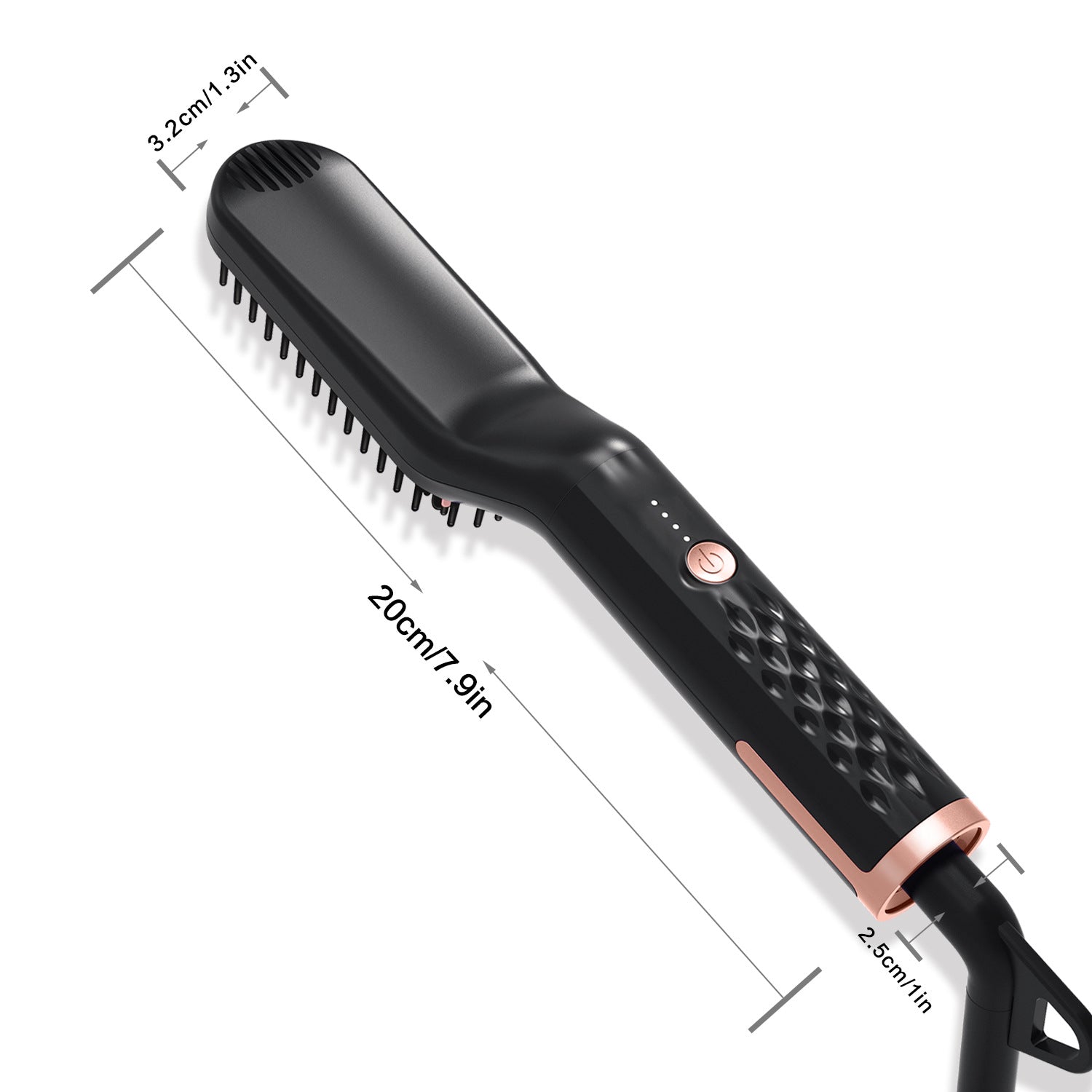 Multifunctional Electric Straightening Hair Comb Fast Irons Auto Straight Beard Brush - Mubimart -  