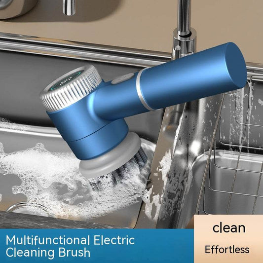 Multifunctional Handheld Wireless Charging Electric Dish Brush - Mubimart