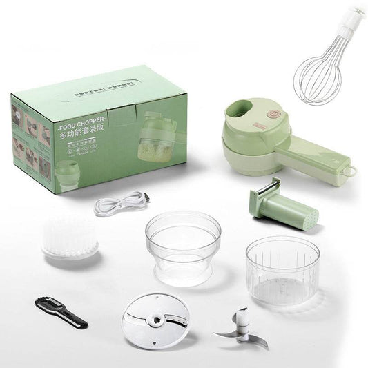 Multifunctional Household Slice Electric Garlic Pounding Chopper - Mubimart