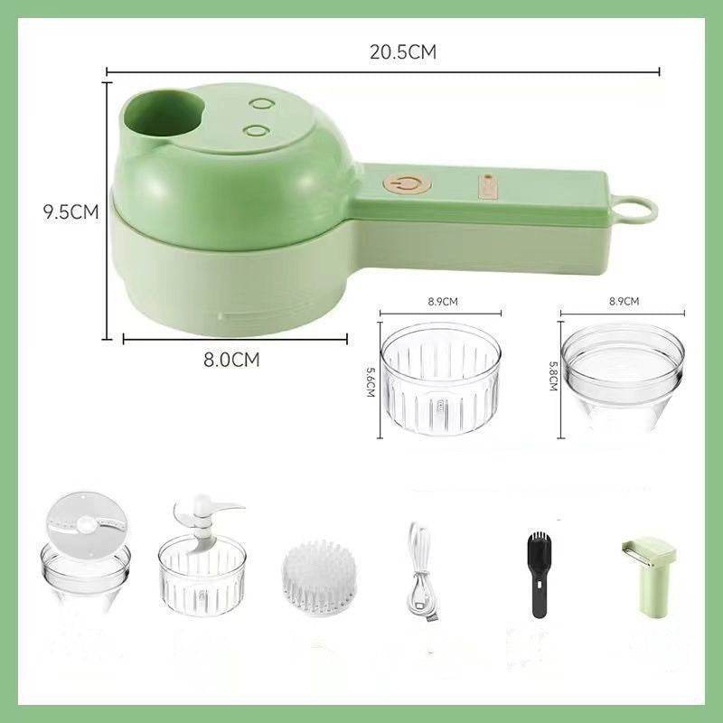 Multifunctional Household Slice Electric Garlic Pounding Chopper - Mubimart