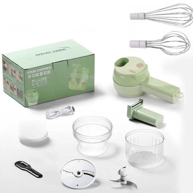 Multifunctional Household Slice Electric Garlic Pounding Chopper - Mubimart