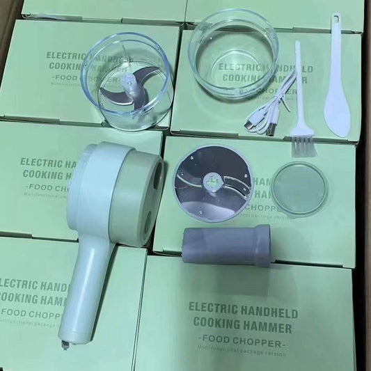 Multifunctional Household Slice Electric Garlic Pounding Chopper - Mubimart