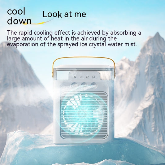 Multifunctional Humidifier Atomization Air Cooler Desktop Fan - Mubimart -  