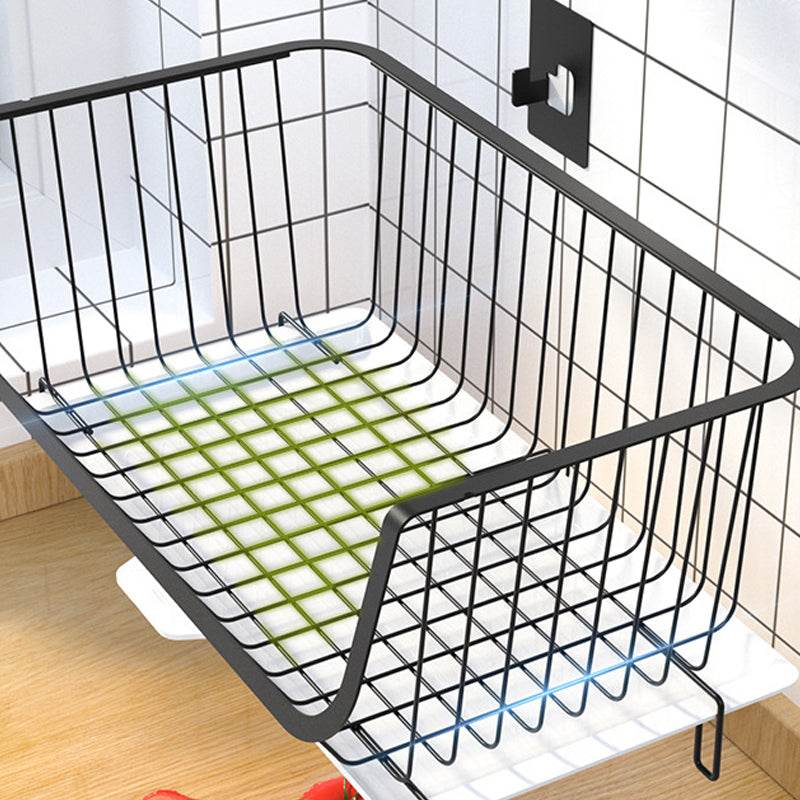 Multifunctional Kitchenware Metal Multilayer Condiment Storage Basket - Mubimart