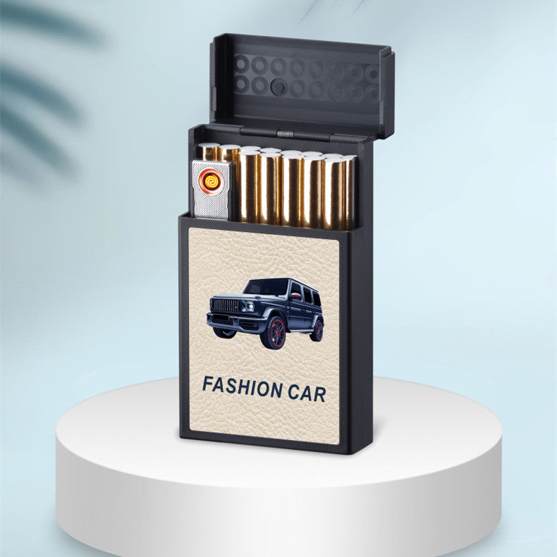 Multifunctional Lighter Cigarette Case Cigarette Lighter Portable - Mubimart - Lighter 