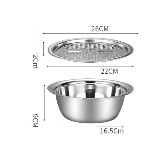 Multifunctional Stainless Steel Vegetable Chopper - Mubimart