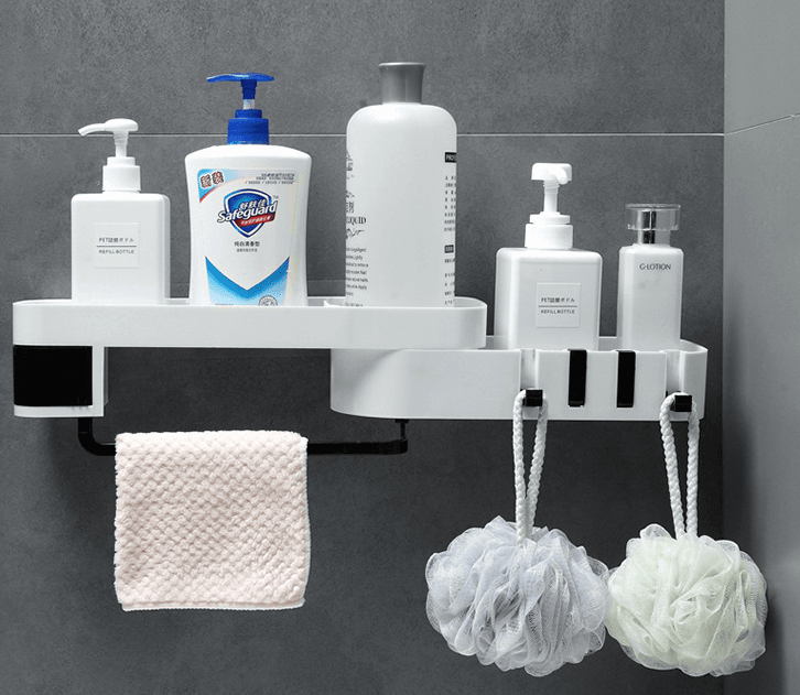 Multifunctional bathroom shelf - Mubimart