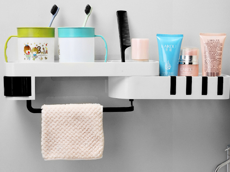 Multifunctional bathroom shelf - Mubimart -  