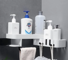 Multifunctional bathroom shelf - Mubimart -  