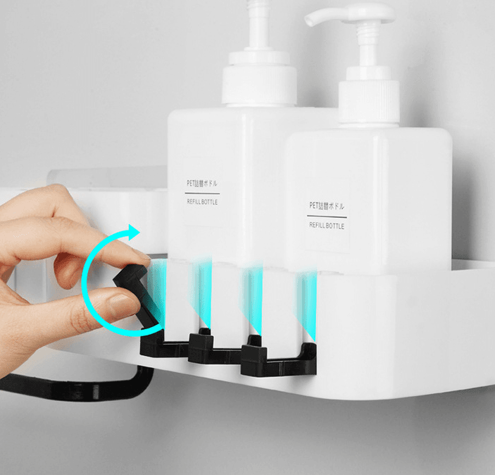 Multifunctional bathroom shelf - Mubimart