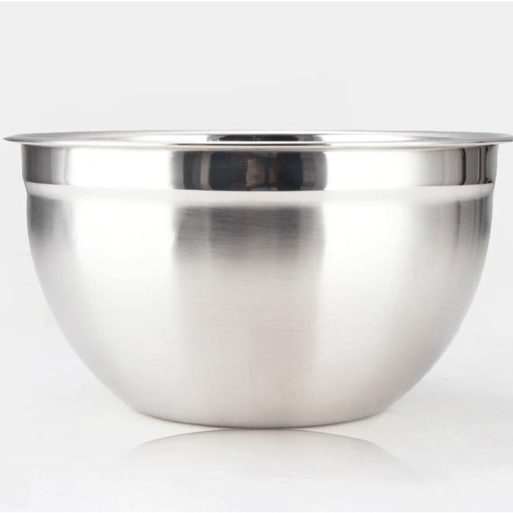 Multifunctional stainless steel salad bowl - Mubimart -  