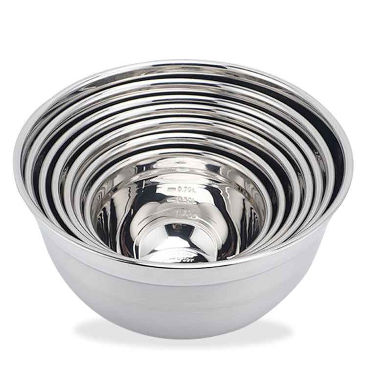 Multifunctional stainless steel salad bowl - Mubimart -  