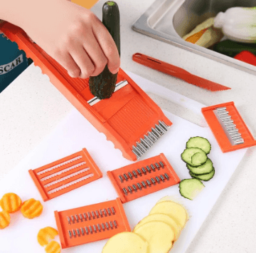 Multifunctional vegetable cutter and grater - Mubimart
