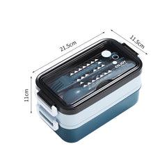 MultilayerLlunch Box Bento Box Plastic Office Car Available - Mubimart - Bento Box 