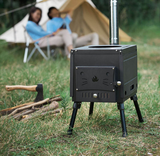 Multipurpose Outdoor BBQ Grill Picnic Portable Firewood Stove - Mubimart