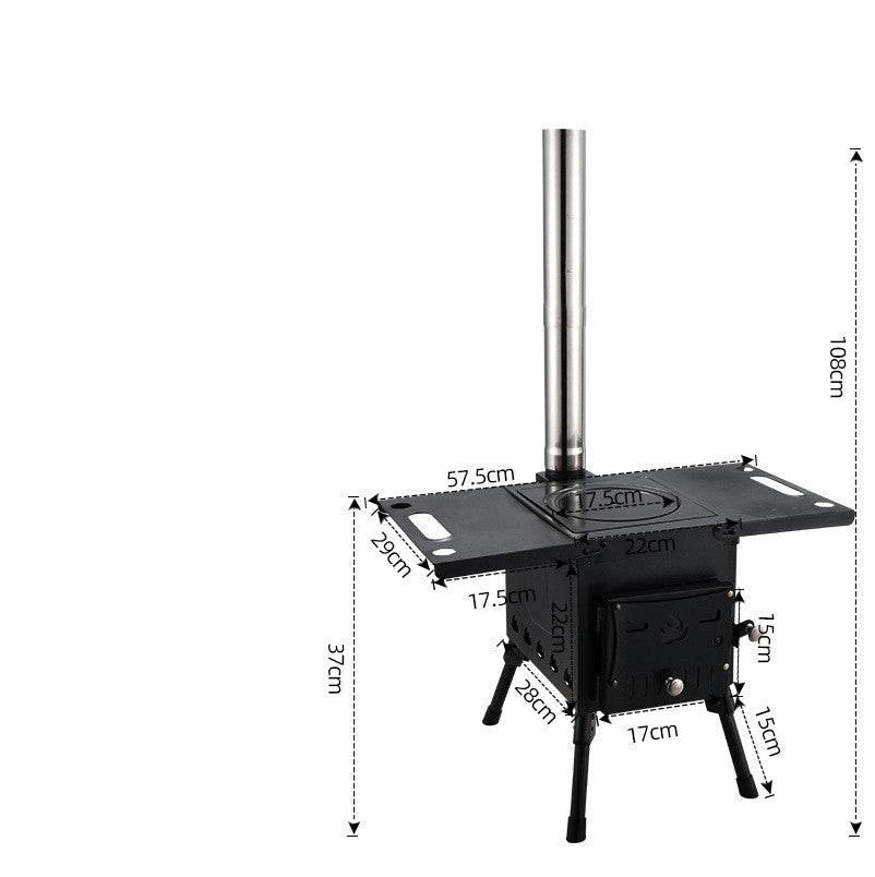 Multipurpose Outdoor BBQ Grill Picnic Portable Firewood Stove - Mubimart