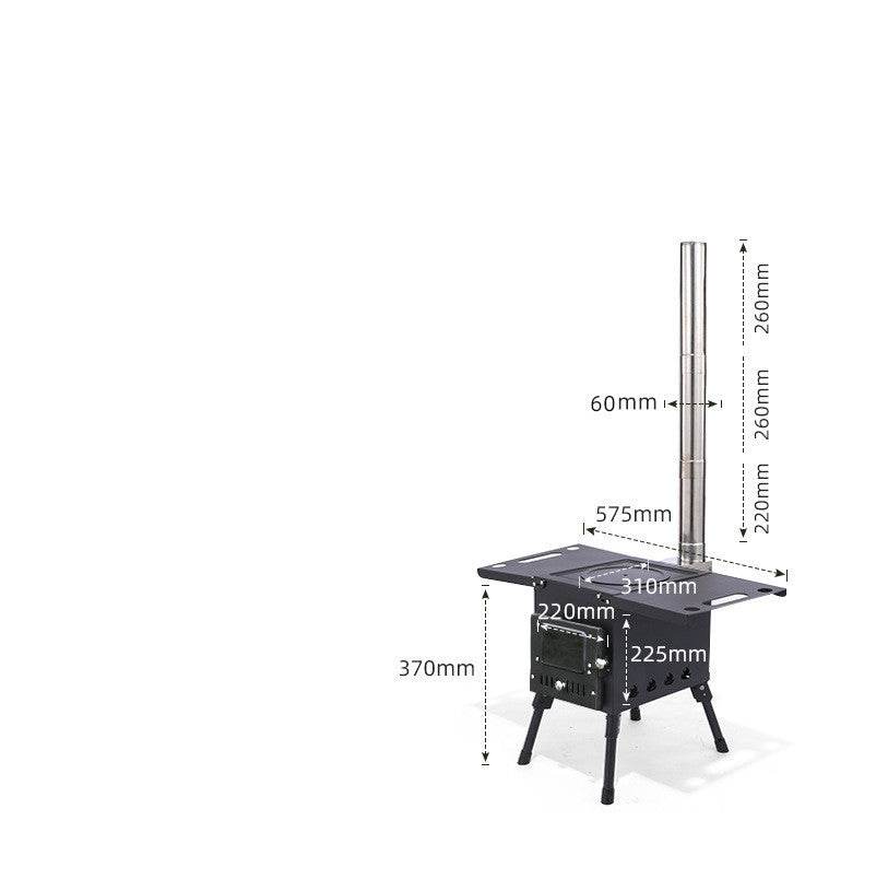 Multipurpose Outdoor BBQ Grill Picnic Portable Firewood Stove - Mubimart