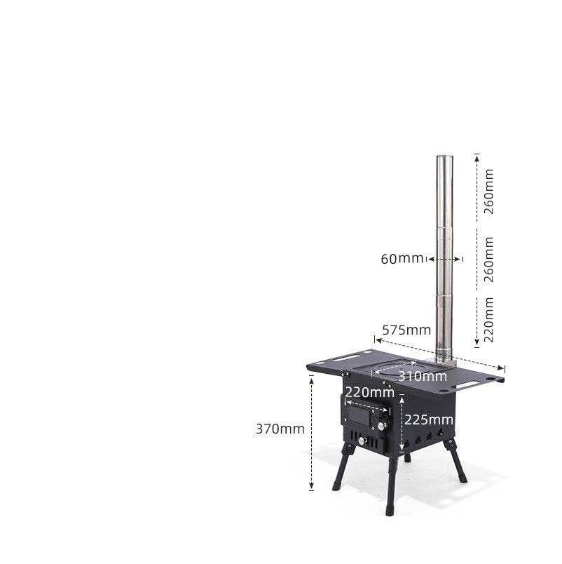 Multipurpose Outdoor BBQ Grill Picnic Portable Firewood Stove - Mubimart