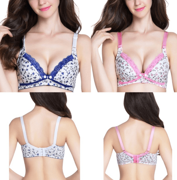 NEW Maternity Nursing Bra Front Button bras - Mubimart